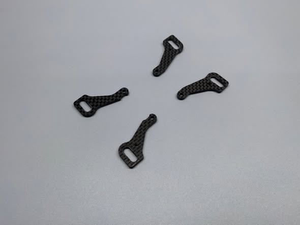 Factory Pro X-Ray X4 2026 Steering Block Plate Set (FL, FR, RL, RR)