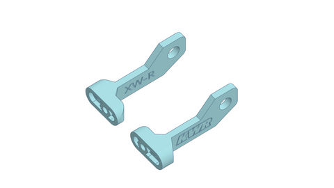 KWR One Piece HRP Body Mounts (Xray X4 Twister)