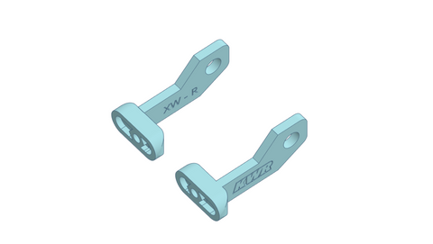 KWR One Piece HRP Body Mounts (Xray X4 Wolverine)