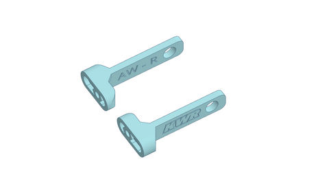 KWR One Piece HRP Body Mounts (AMX A800 Wolverine)